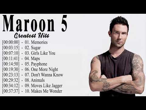 Maroon 5 Greatest Hits 2021 - マルーン5のベストアルバム