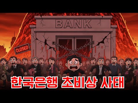 환율은 미쳤고 뱅크런은 턱밑까지... 한국은행이 긴급 체계로 막으려는 진짜 재앙