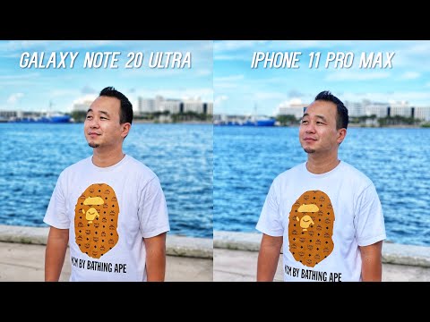 Galaxy Note 20 Ultra vs iPhone 11 Pro Max Camera Test Comparison!