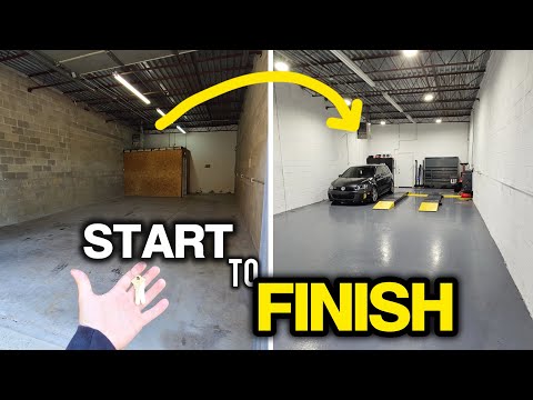 I Built The Garage Of My DREAMS!! - (Full Process)