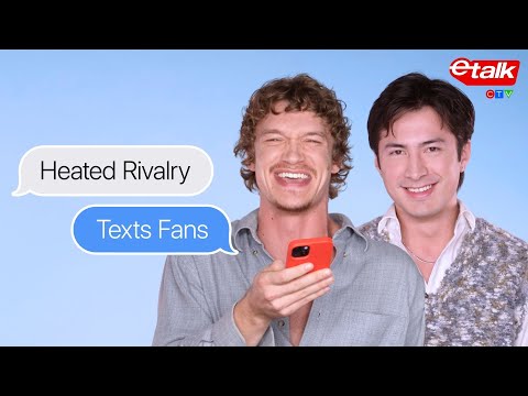 'Heated Rivalry's Connor Storrie & Hudson Williams React to Fan Edits, Do Impressions and Text Fans