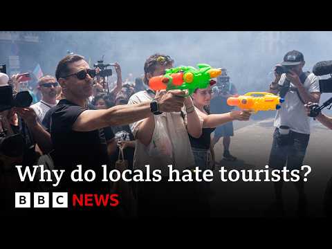 What is behind the rise in anti-tourism protests? | BBC News