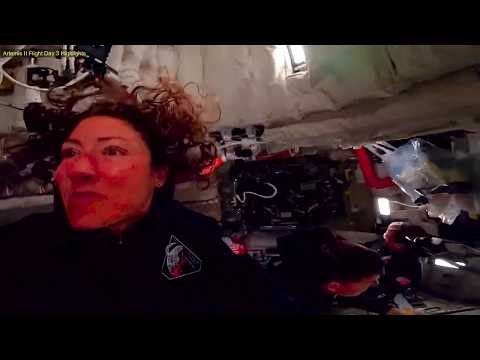 NASA Artemis II Day-3 of Crew in Orion Spacecraft while flying toward the Moon | highlights