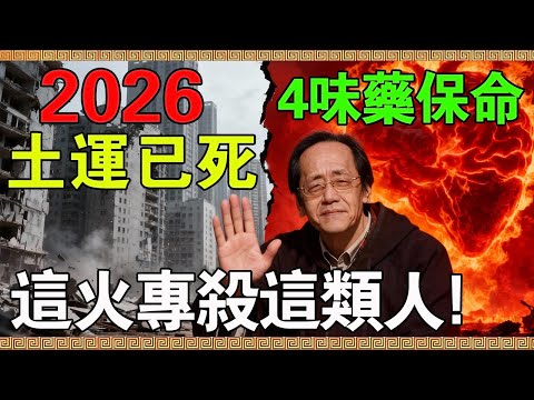 別再傻傻買房了！倪海廈：土運已死，火運當頭！未來20年，死守重資產是“找死”，不如學會這4味藥！#倪海廈 #九運離火 #2026預言 #中醫養生 #經方