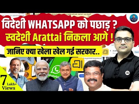 Arattai vs WhatsApp: How India’s Own App is Winning the Game | ZOHO Role |Explained by Ankit Awasthi