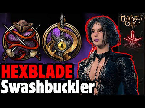 HEXBUCKLER Swashbuckler Rogue / Hexblade Warlock Build - Baldur's Gate 3