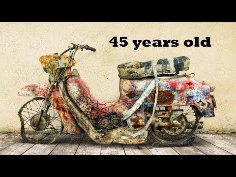 Restoration Abandoned Old Motorcycle Jawa 50 two stroke engine 1977 - PART4