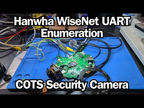 Hanwha WiseNet UART Enumeration - COTS Security Camera