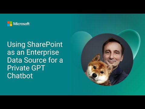Using SharePoint as an Enterprise Data Source for a Private GPT Chatbot