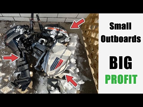 Can I Fix and Flip this Pile of Broken Outboards?