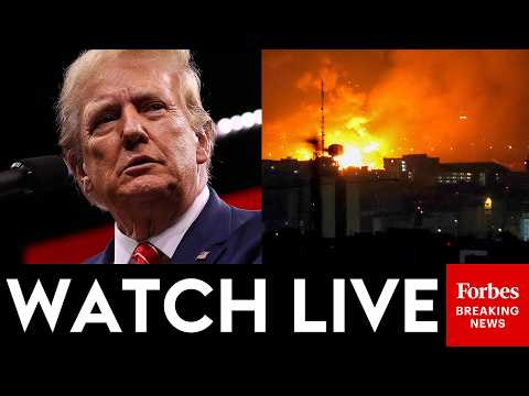 WATCH LIVE: Trump Takes Questions From Reporters After Saying Iran War Is 'Very Complete'