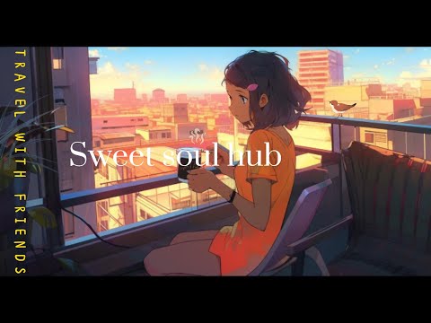 Anime Morning Bliss - Coffee Time on the Balcony