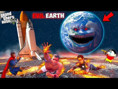The Earth Wakes up in GTA 5 | Franklin And Shinchan