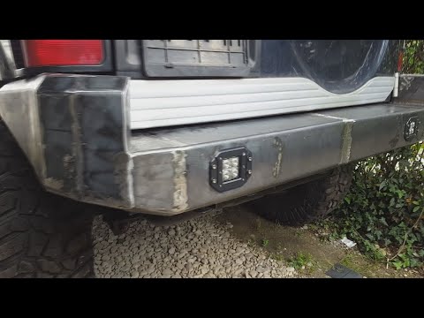 ***HOW TO MAKE CUSTOM OFF ROAD METAL REAR BUMPER(home made)🥇🎆🎇
