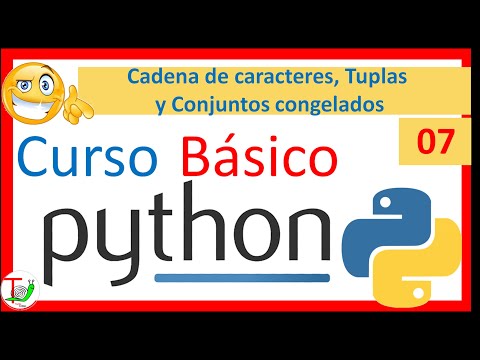 ❤️ PYTHON cadenas de CARACTERES - tuplas y conjuntos congelados 🐍 - Strings - Tutorial Python #07
