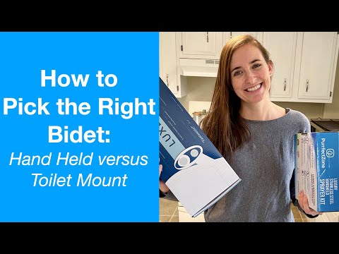 Review of Hand Held versus Toilet Mount Bidet System | Luxe Bidet vs. Purrfect Zone Handheld Sprayer
