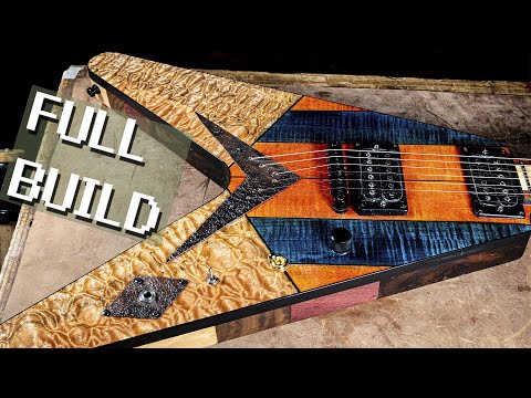 I've Built a SCRAP WOOD Flying V GUITAR