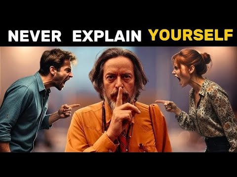 Stop Explaining Yourself! Powerful Life Lesson: Never Defend Yoursel Alan watts