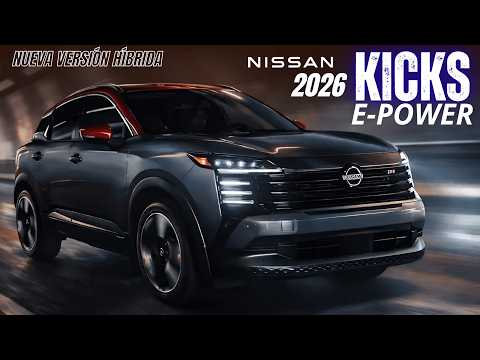 Nueva NISSAN KICKS E-POWER - Híbrida, Más potente,TRACCIÓN TOTAL y grandes MEJORAS.