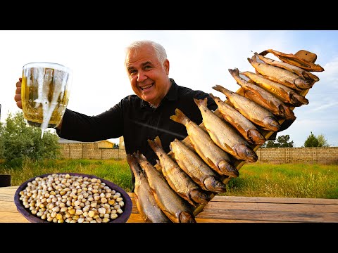 КОПЧЁНАЯ ФОРЕЛЬ под БАКИНСКОЕ РАЗЛИВНОЕ. ENG SUB