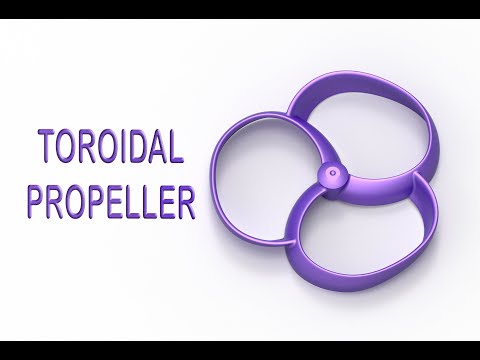 How to make toroidal propeller in SolidWorks