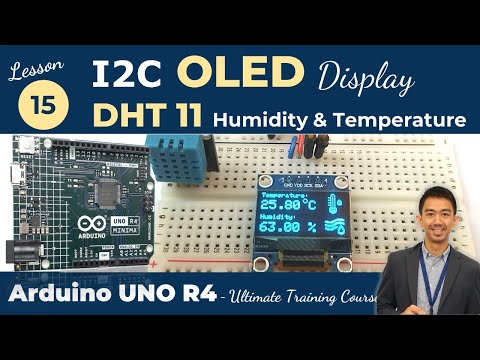 Arduino UNO R4 Lesson15 - SSD1306 OLED Display | Text, Graphics, and Animation