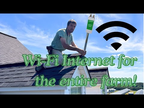 Sending Starlink Wi-Fi Internet Across The Entire Farm! | Ayrmesh Hub 2X2 Long-Range Wi-Fi Extender