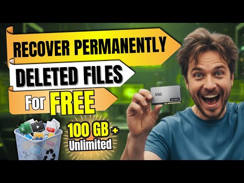 This FREE TOOL will RECOVER all DELETED/FORMATTED DATA on Windows