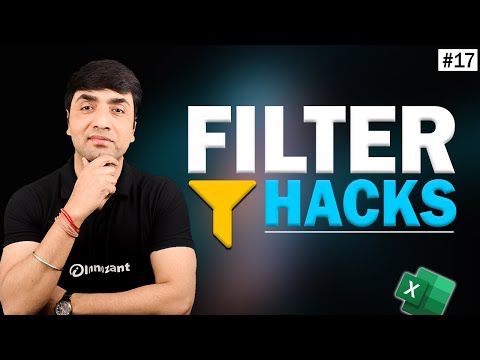 FILTER HACKS Surprising TRICKS in Excel | Auto Filter & Advanced Filter Hacks Tips and Tricks