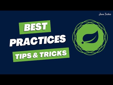 Spring Boot Best Practices For Developers 👨‍💻 | Productivity | JavaTechie