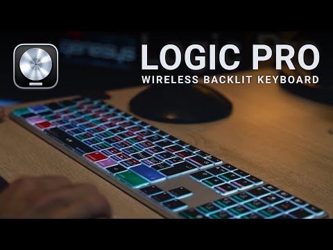 Logic Pro Keyboard with BACK LIGHTS and WIRELESS design | 80 HERTZ Studios
