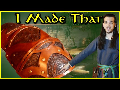 I Ramble About MAKING LEATHER ARMOR and it's actually REALLY Helpful