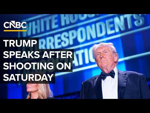 President Trump speaks after shooting at White House Correspondents’ Dinner — 4/25/2026
