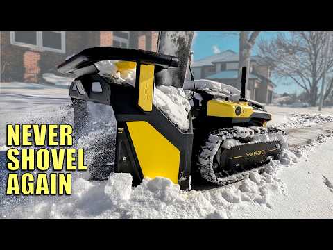 The All New Robot Yarbo Snow Blower Broke & Now I'm Even More Impressed