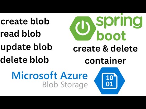 Azure Blob Storage With SpringBoot | CRUD Operations with Azure Blob Storage Spring Boot| Azurite