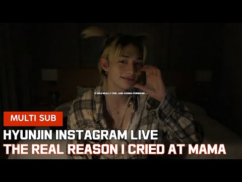(15.12.2025) Hyunjin Instagram Live - The Real Reason I Cried at MAMA & Dance Break Behind