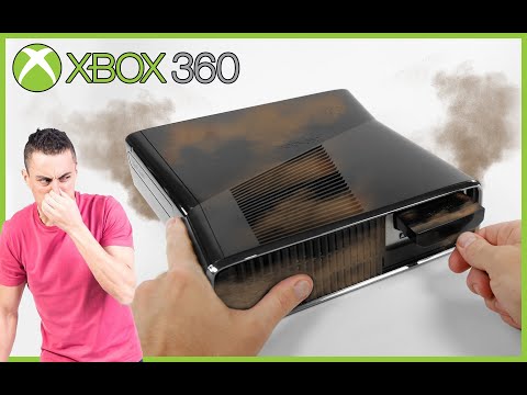 CLEANING and RESTORING an Xbox 360 Slim with a BAD SMELL !!