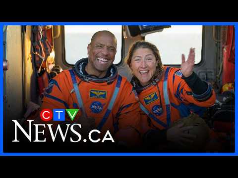 Artemis II crew members give moving speeches after successful mission