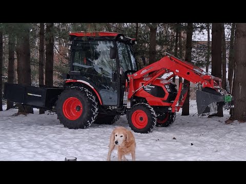 The Building Bugs is live! with kioti cold start in -8° weather