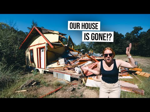 Our House Was COMPLETELY DESTROYED! - Texas Homestead / Tiny Cabin Project UPDATE!