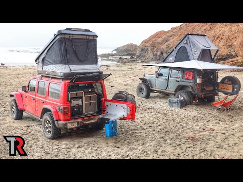 Beach Camping in Baja California, Mexico