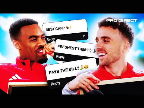 "I DON'T EVEN TAKE MY CARD TO DINNER" 🤣 DIOGO JOTA & RYAN GRAVENBERCH GO HEAD-TO-HEAD IN TEAMMATES 👀