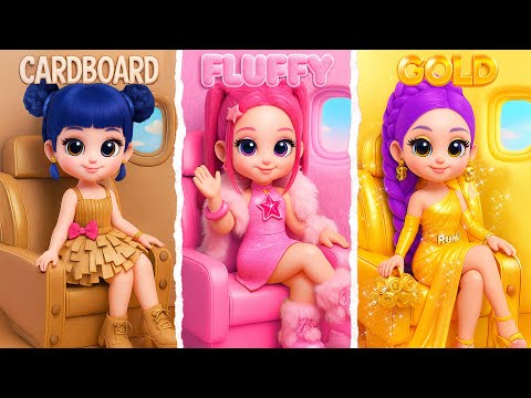 KPop Demon Hunters: Poor vs Rich vs Giga Rich Fluffy Makeover! Rumi Glow Up