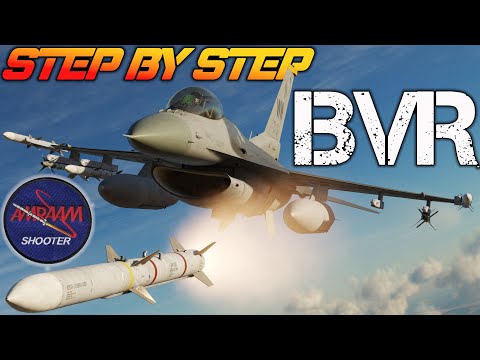 DCS F-16C Viper BVR Engagement Step By Step Walkthrough & Tutorial!