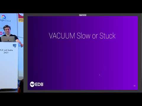PGConf India 2023 - Understanding and Fixing Autovacuum by Robert Haas (EDB)