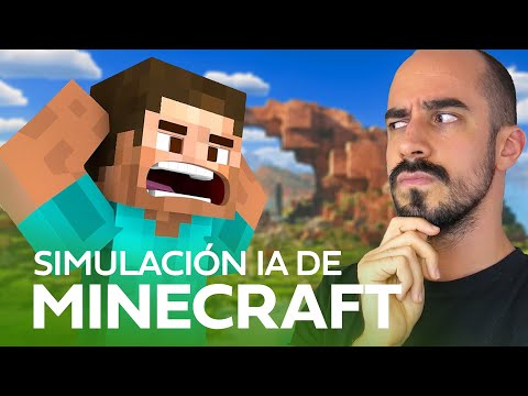 MINECRAFT SIMULADO dentro de una INTELIGENCIA ARTIFICIAL (Demo y análisis)