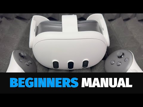 Meta Quest 3 VR Headset Setup Manual Guide for Beginners - New to Meta Quest | Complete Guide
