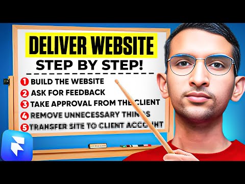 How to Deliver Website's to the Client | Transfer Framer Websites