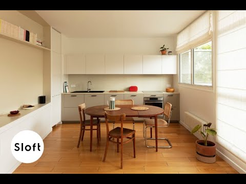 A 68sqm/732sqft duplex apartment with terrace in Paris
