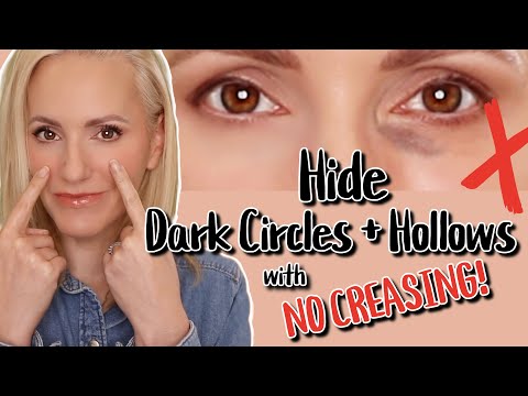 Secrets To Concealing Dark Circles And Hollows with NO CREASING! | OVER 40
